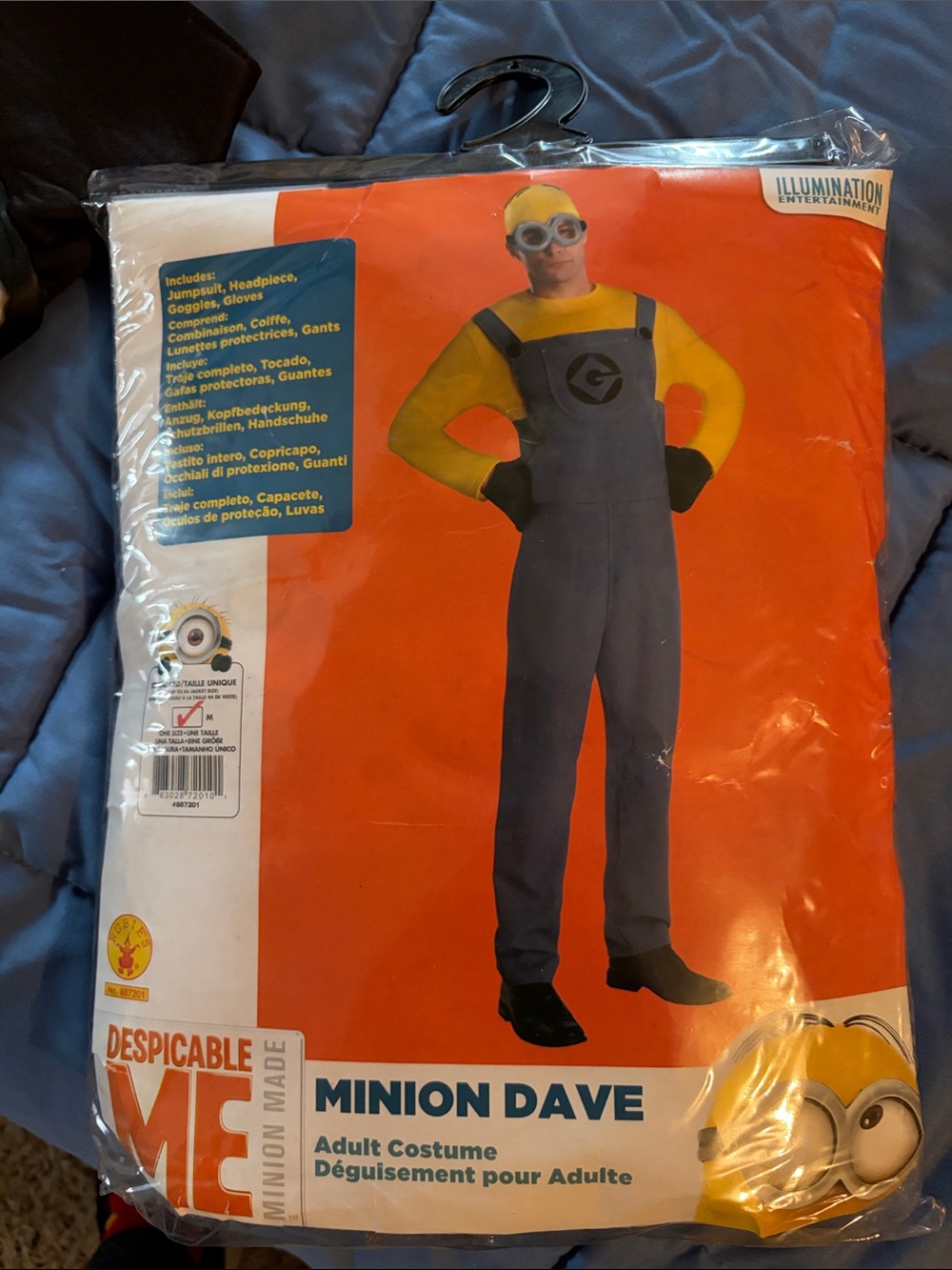Men’s Yellow and Black Minion Costume Set